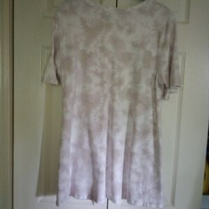 Lori Goldstein french Terry short flutter sleeve top